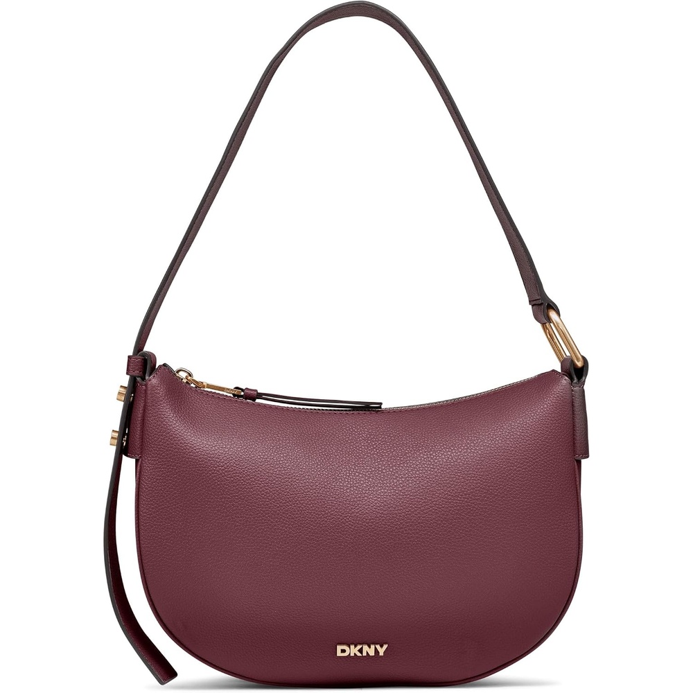 image:imageDKNY Womens Scarlett Slouchy Shoulder BagGarnet