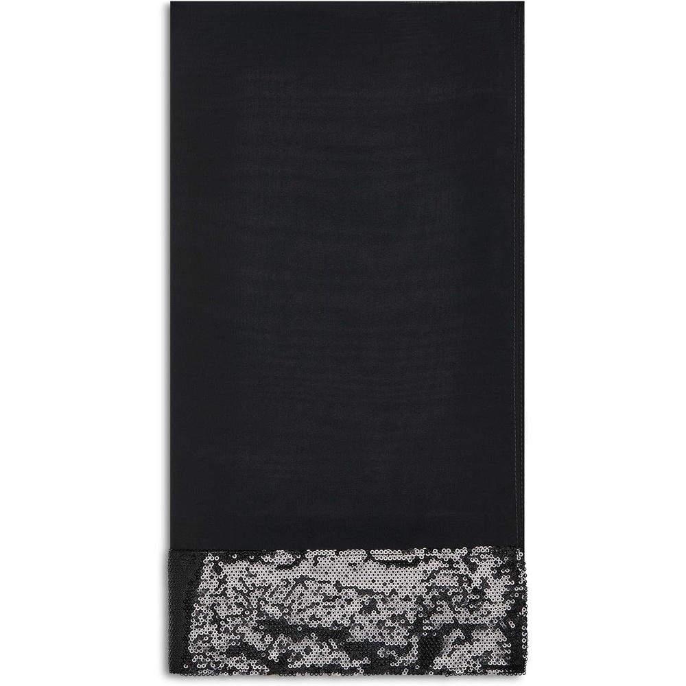image:imageDKNY Womens Sequin Trip Evening Wrap ScarfBlack