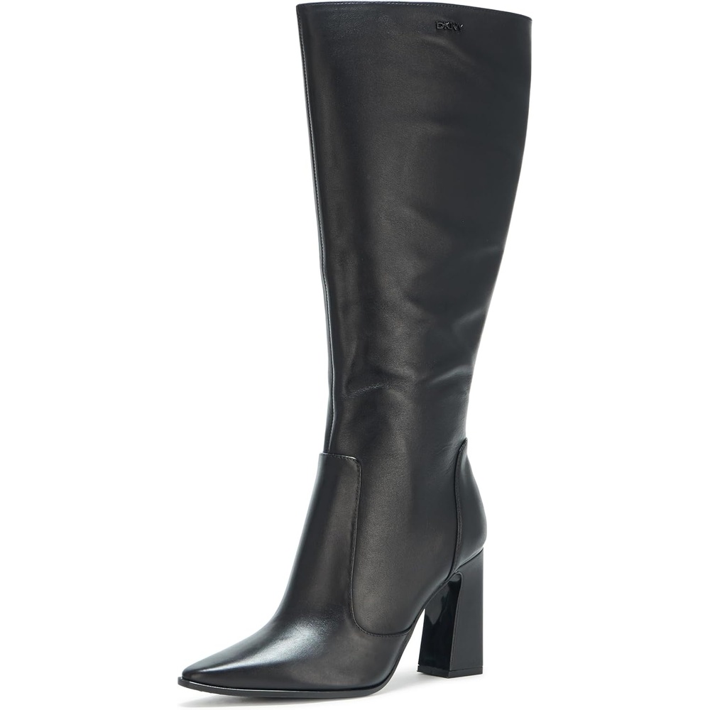 image:imageDKNY Womens Soryn Knee High Boot With Block HeelBlack