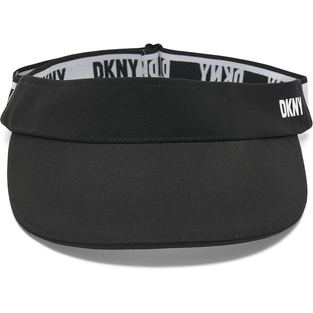 image:imageDKNY Womens Sporty Tennis Visor with Logo BandBlack