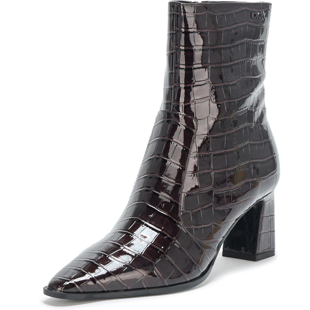 image:imageDKNY Womens Sunny Evening Slip on Heeled BootieBrown