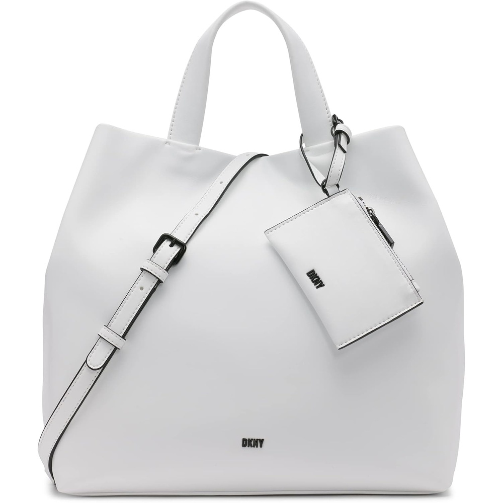 image:imageDKNY Womens Tess Large ShopperOptic White