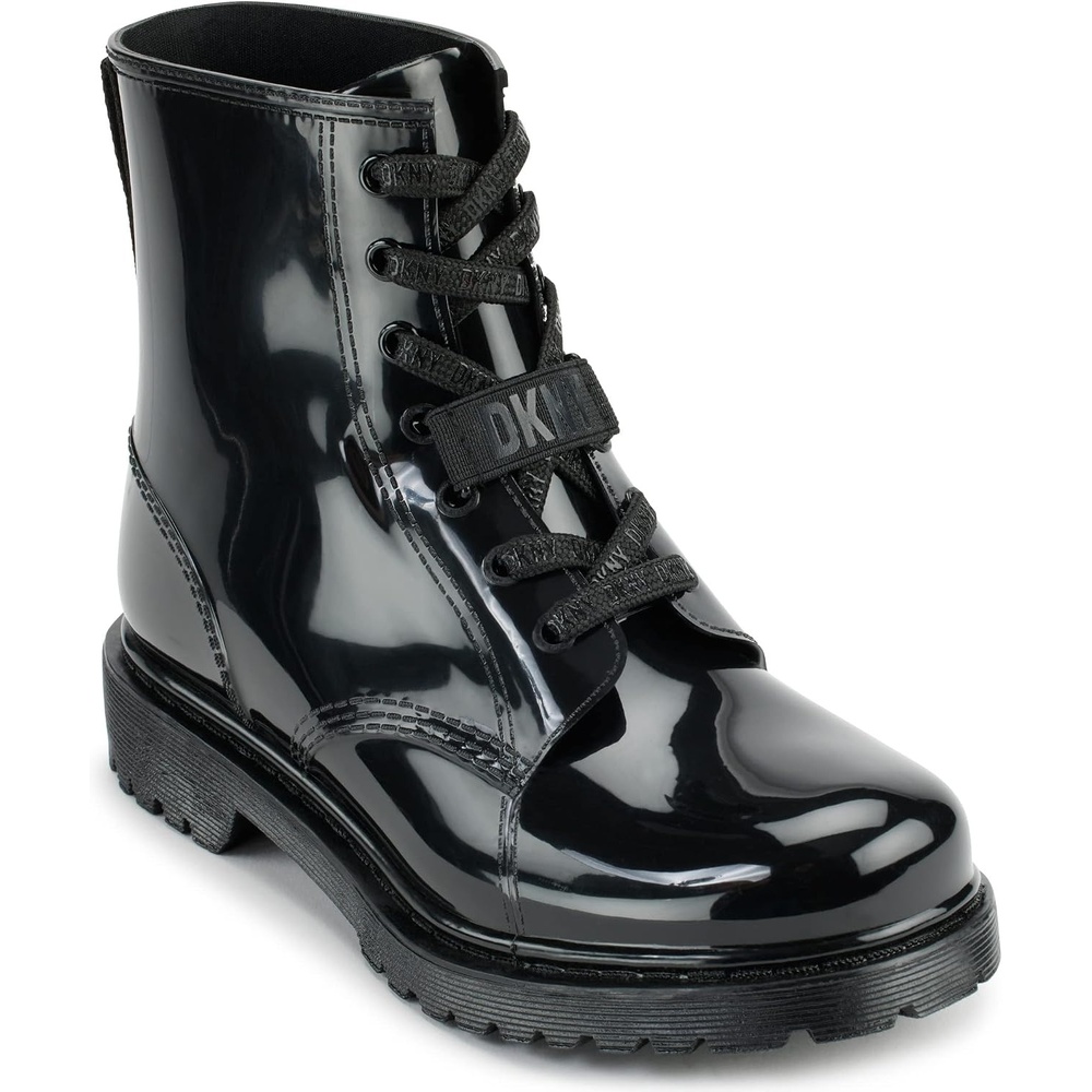 image:imageDKNY Womens Tilly Metallic RainbootBlkShiny