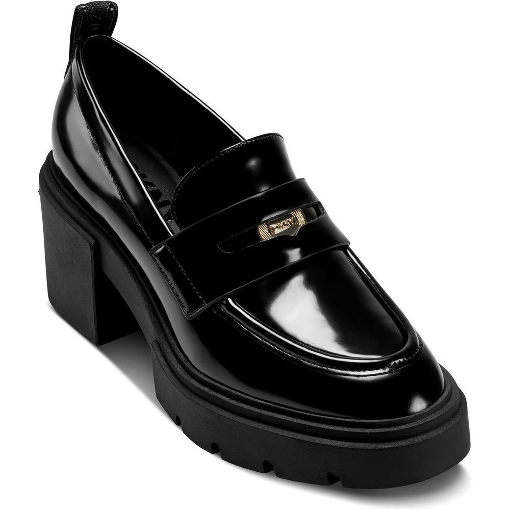 image:imageDKNY Womens Tovella Heeled Platform LoaferBlack
