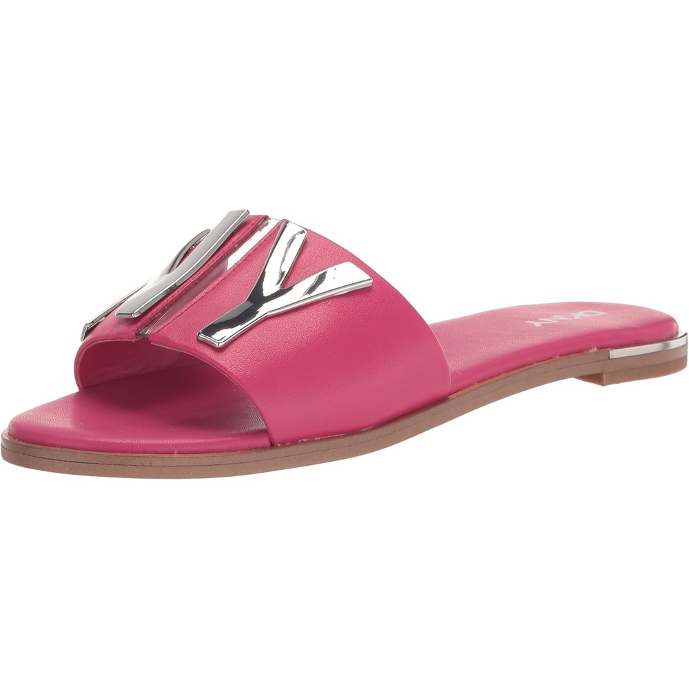 image:imageDKNY Womens Waltz Flat Sandal SlideDeep Fuschia