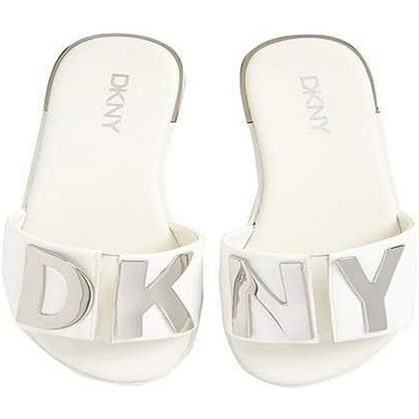 image:imageDKNY Womens Waltz Flat Sandal SlideWhite