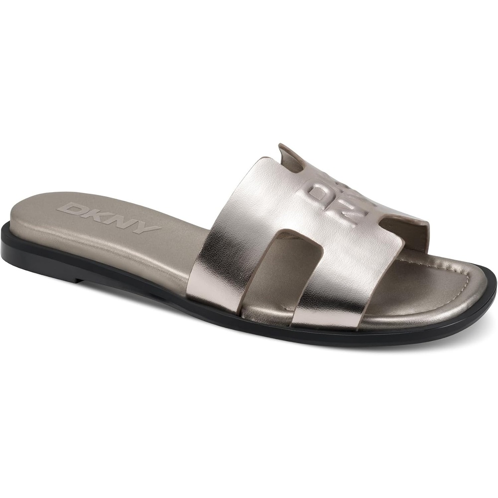 image:imageDKNY womens Columba Flat Sandal SlideChampagne