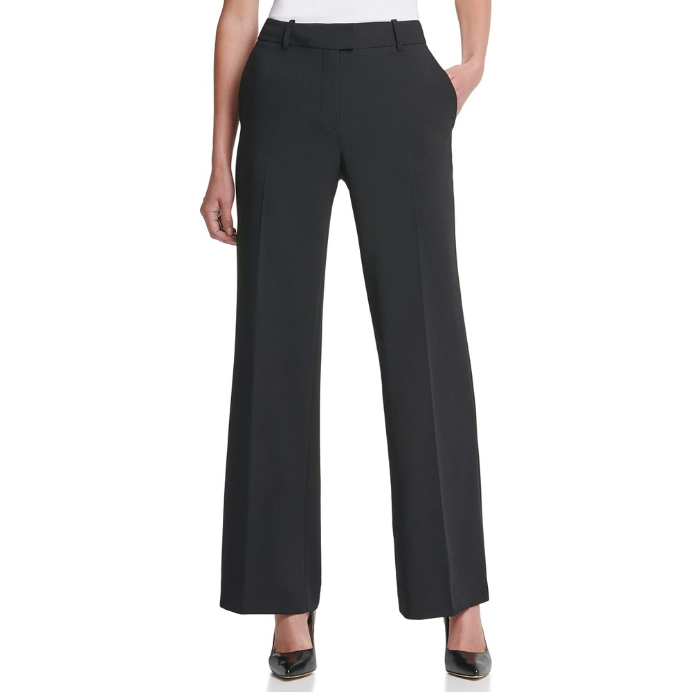 image:imageDKNY womens Straight Leg Suit PantBlack