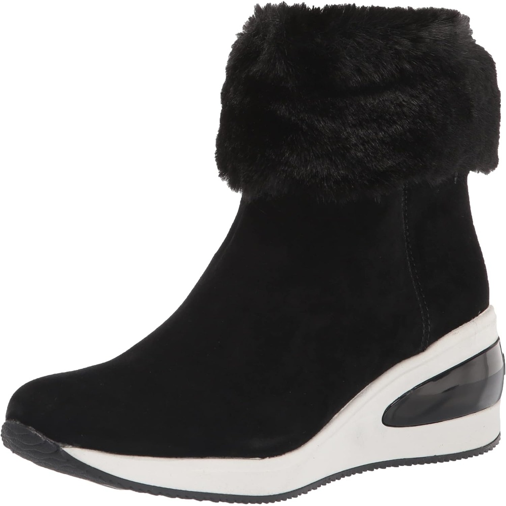 image:imageDKNY womens Wedge Heel Ankle BootDark Black