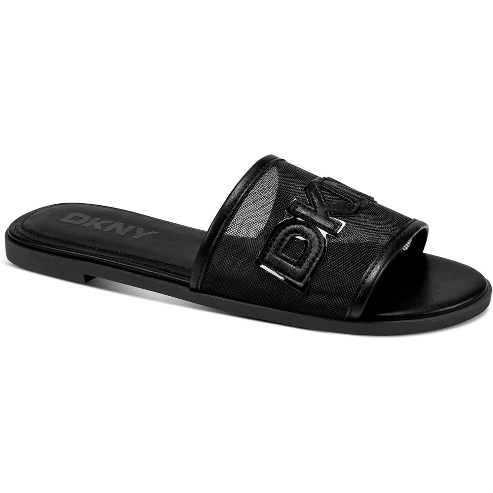 image:imageDKNY womens Wren Flat Mesh Sandal SlideBlack