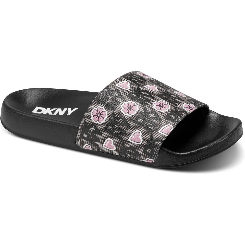 image:imageDKNY womens Zella Printed Flat SlideBlack