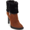 Dark Cognac Suede/Black Sonya