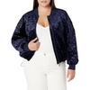 Peacoat Midweight Crushed Velvet Down Jacket