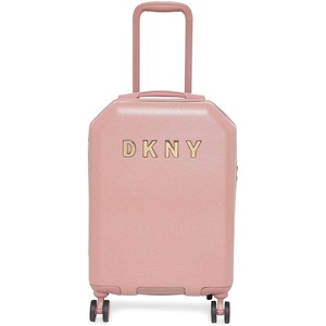 DKNY Unisex-Adult Metal Logo, Dark Rose, 21″ Carry On(Dark Rose)