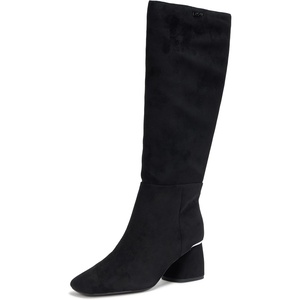 DKNY Women’s Cana Knee High Heeled Riding Boot(Black)