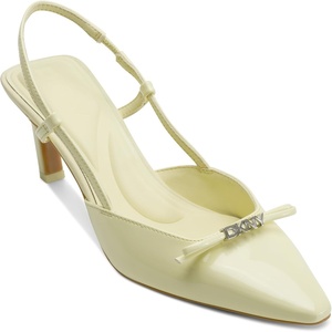 DKNY Women’s Carline Pointed Toe Slingback Pump(Chamomile)