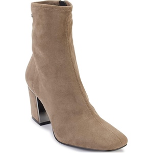 DKNY Women’s Cavale Evening Fashion Bootie With Block Heel(Light Military)