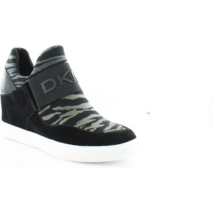 DKNY Women’s Cosmos Wedge Sneakers(Black)
