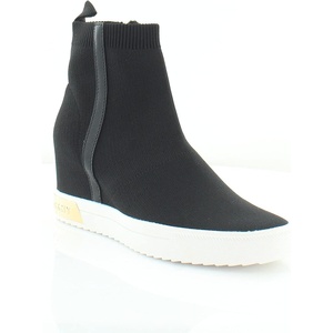 DKNY Women’s Cosmos Wedge Sneakers(Black/Gold Cali)