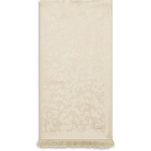 DKNY Women’s Leopard Print Metallic Pashmina(Ivory)