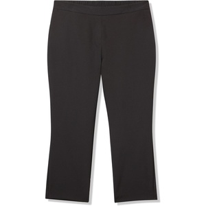 DKNY Womens Mid Rise Pull on Pant with Pockets(Black)