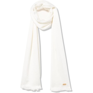 DKNY Women’s Oversized Solid Pashmina With Eyelash Fringe(Ivory)