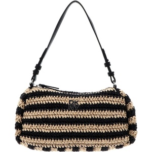 DKNY Women’s Remy Shoulder Bag(Black/Natural)