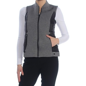 DKNY Women’s Sport Women’s Jacket(Heather Grey Scuba Down Vest)