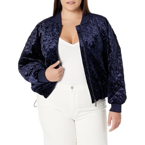 DKNY Women’s Sport Women’s Jacket(Peacoat Midweight Crushed Velvet Down Jacket)