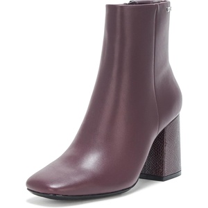 DKNY Women’s Steph Heeled Boot(Dark Cherry)