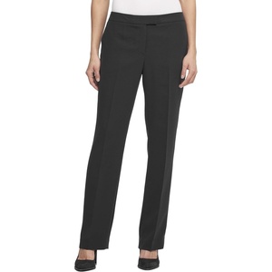 DKNY Women’s Straight Leg Suit Pant(Black)
