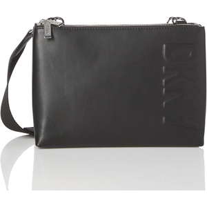 DKNY Women’s Tinsley Crossbody(Black/Silver)