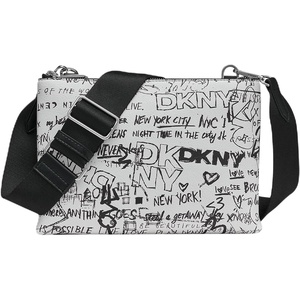 DKNY Women’s Tinsley Crossbody(Marshmellow/Black)