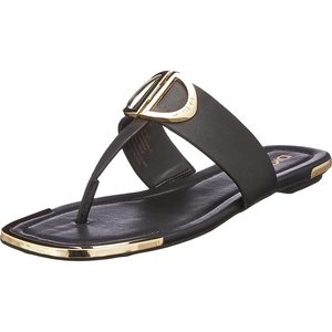 DKNY womens Flat(Black)