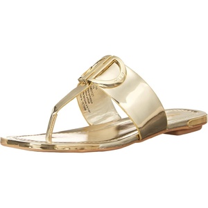 DKNY womens Flat(Platinum)