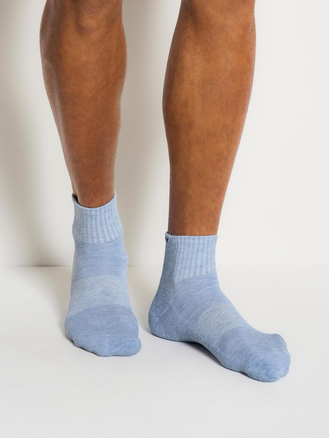 image:imageDKNY Mens 6 Pack Sport Cushion High Quarter Crew SocksNavyDenimGrey