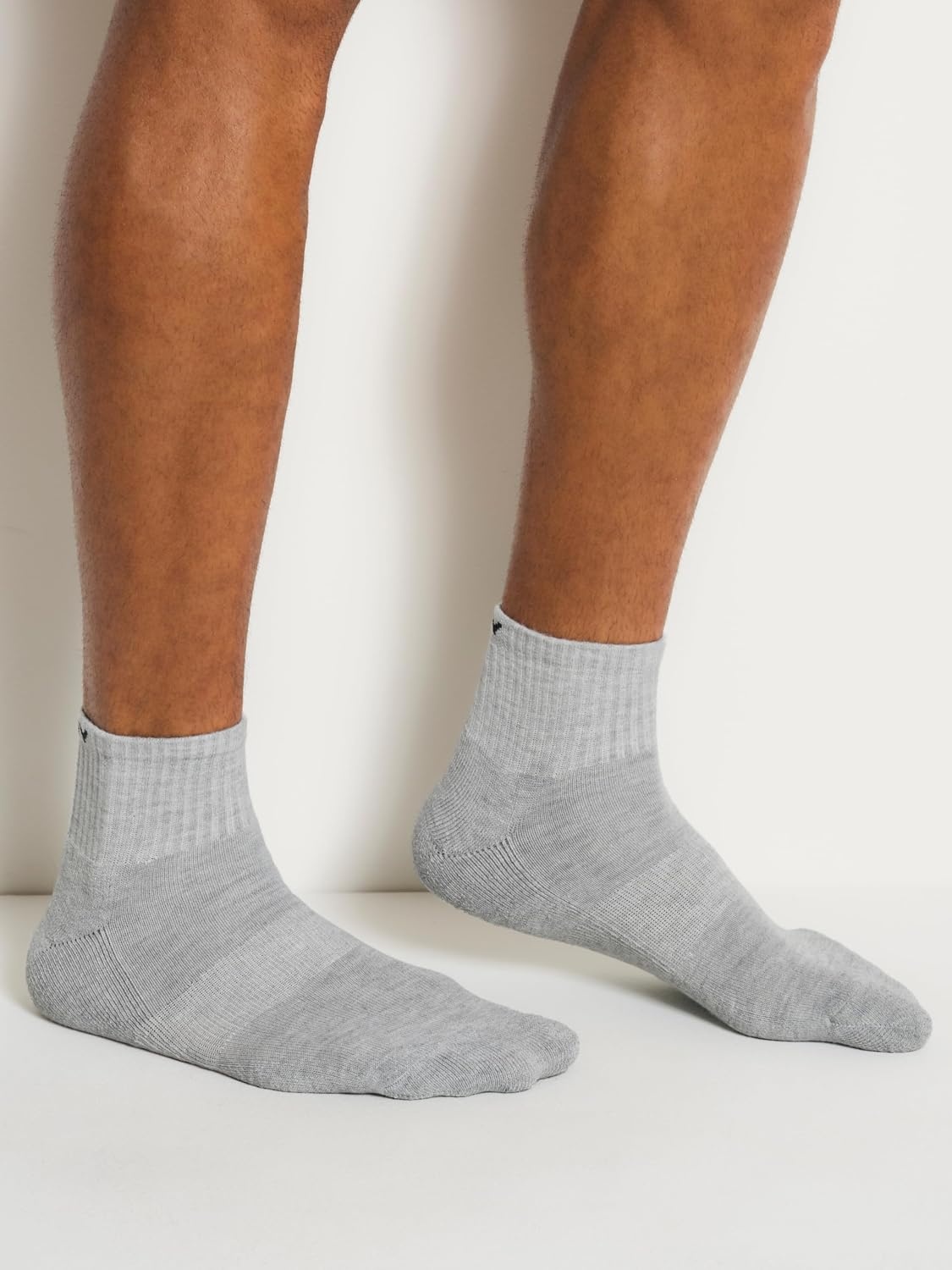 image:imageDKNY Mens 6 Pack Sport Cushion High Quarter Crew SocksNavyDenimGrey