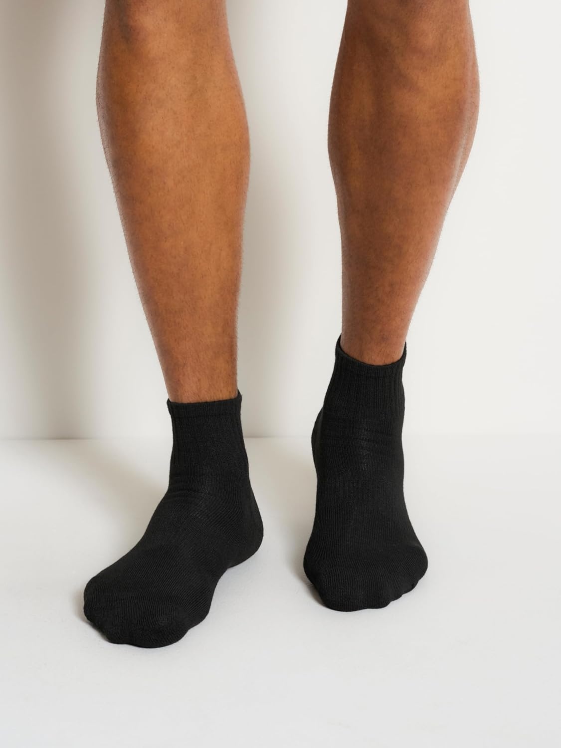 image:imageDKNY Mens 6 Pack Sport Cushion High Quarter Crew SocksOatmealBlackGreen
