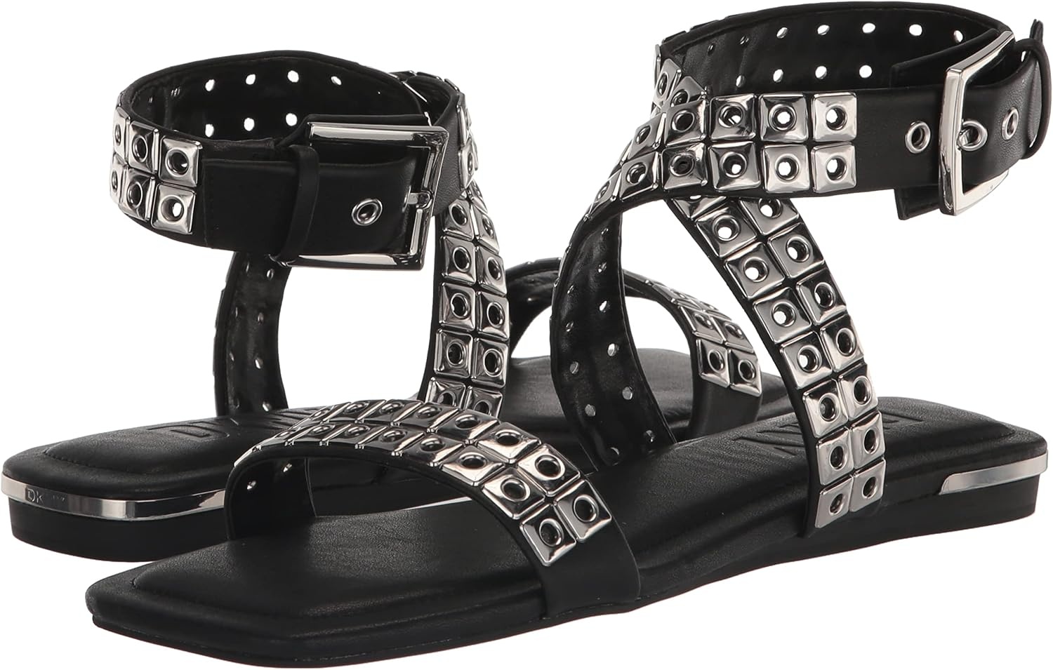 image:imageDKNY Womens Arina Studded Flat SandalBlack