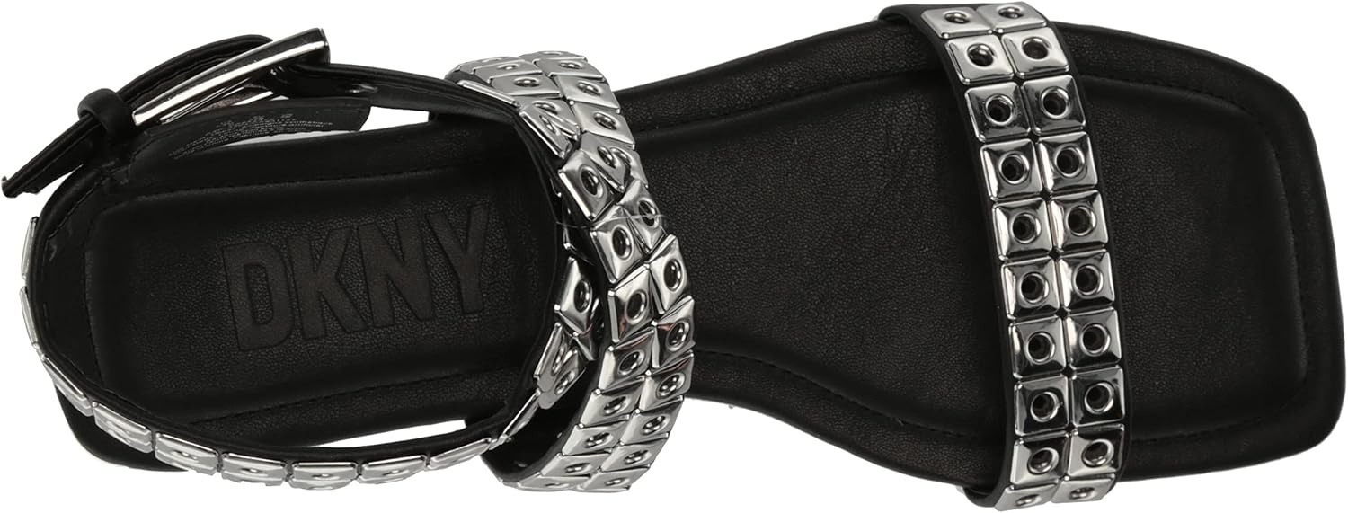 image:imageDKNY Womens Arina Studded Flat SandalBlack