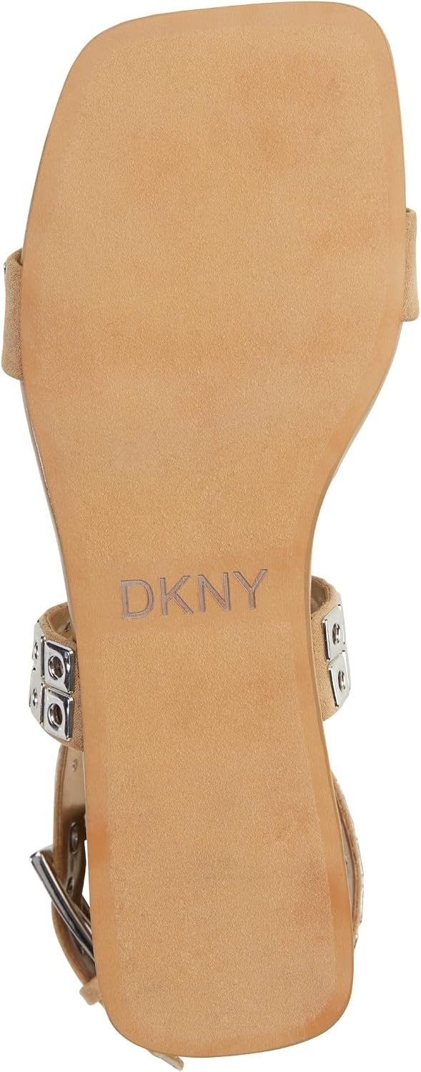 image:imageDKNY Womens Arina Studded Flat SandalGold