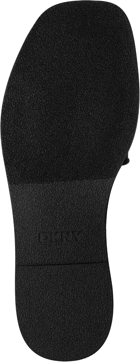 image:imageDKNY Womens Badin Studded Flat Sandal With LogoBlack