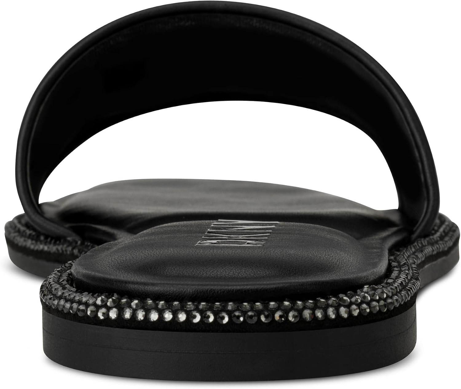 image:imageDKNY Womens Badin Studded Flat Sandal With LogoBlack