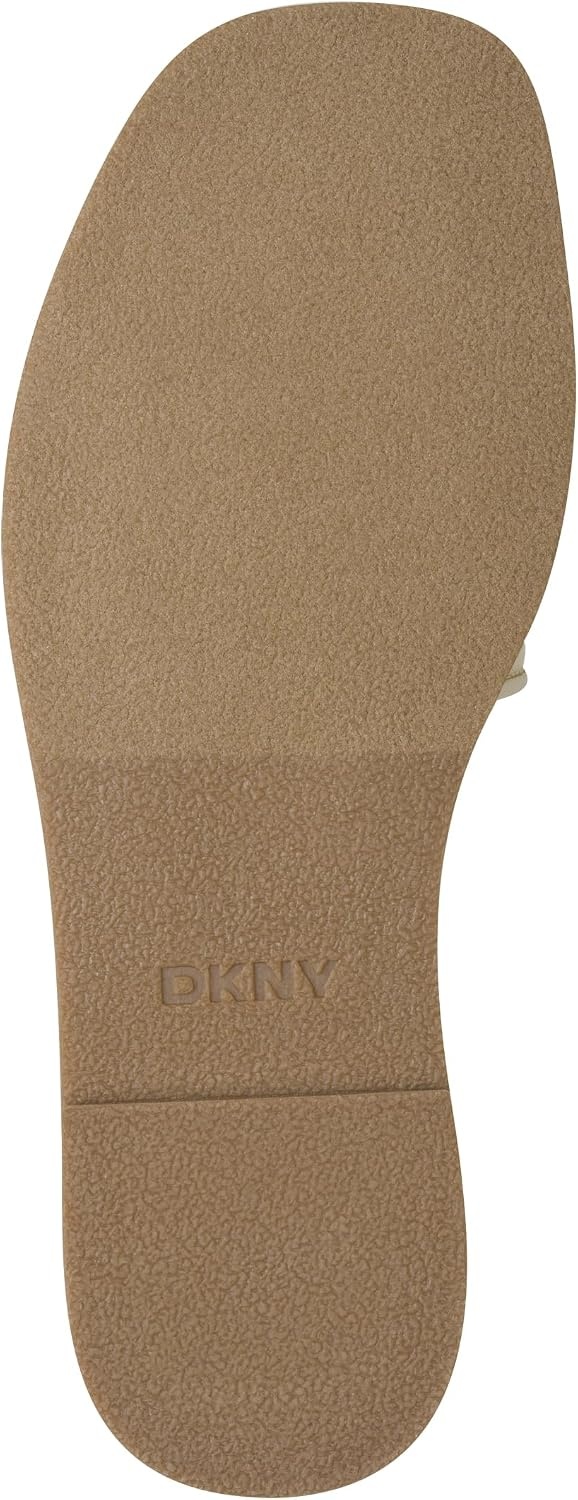 image:imageDKNY Womens Badin Studded Flat Sandal With LogoBone