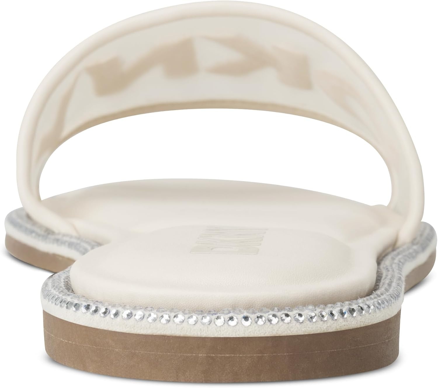 image:imageDKNY Womens Badin Studded Flat Sandal With LogoBone