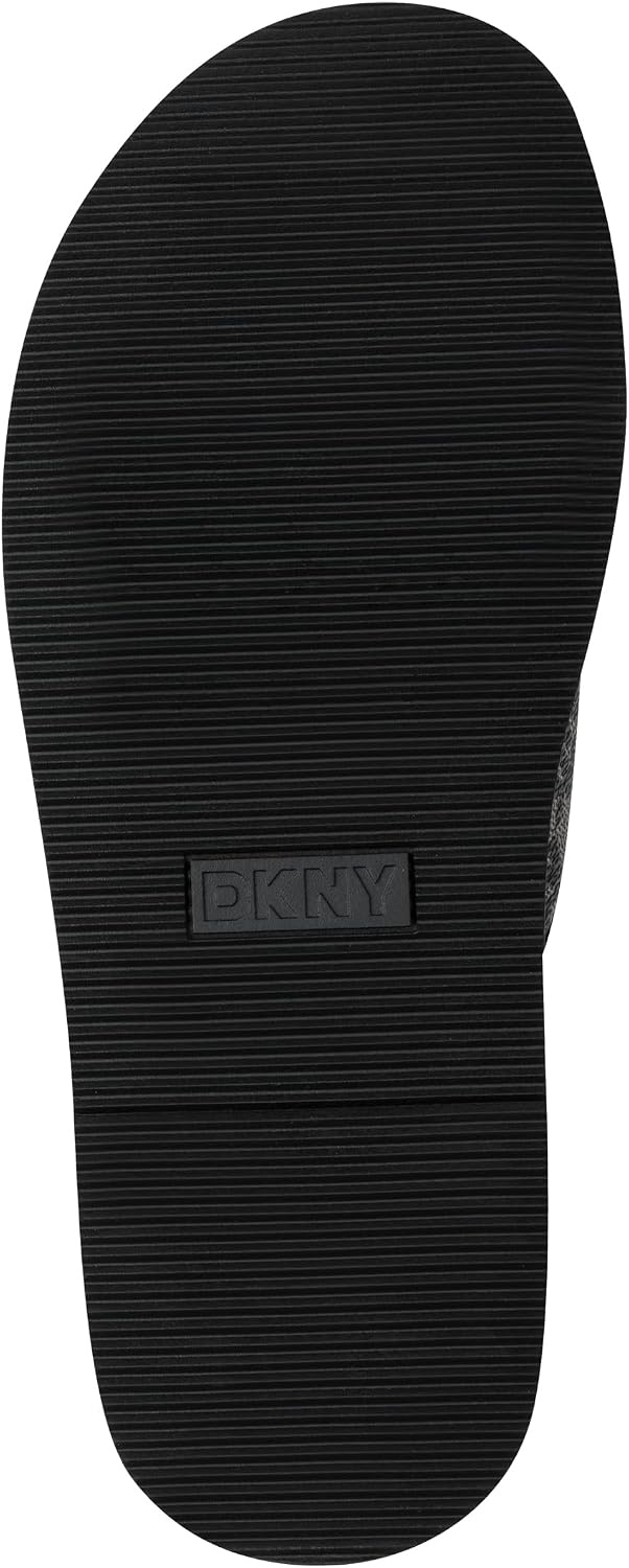 image:imageDKNY Womens Berris Criss Cross Espadrille Platform Sandal With LogoBlack