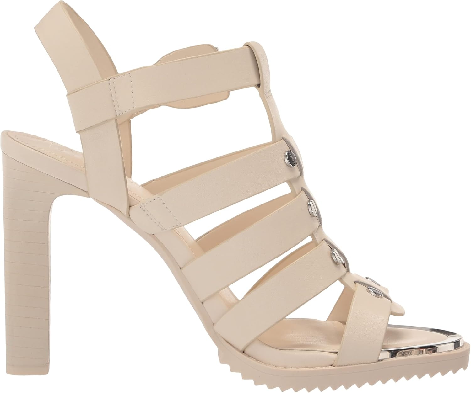 image:imageDKNY Womens Bria Slingback Heel With Belt Ankle StrapEgg Nog
