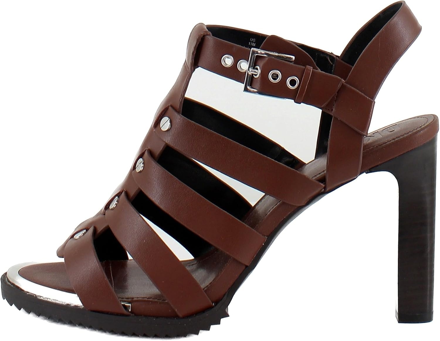 image:imageDKNY Womens Bria Slingback Heel With Belt Ankle StrapSaddle