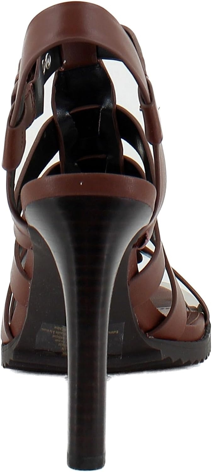 image:imageDKNY Womens Bria Slingback Heel With Belt Ankle StrapSaddle