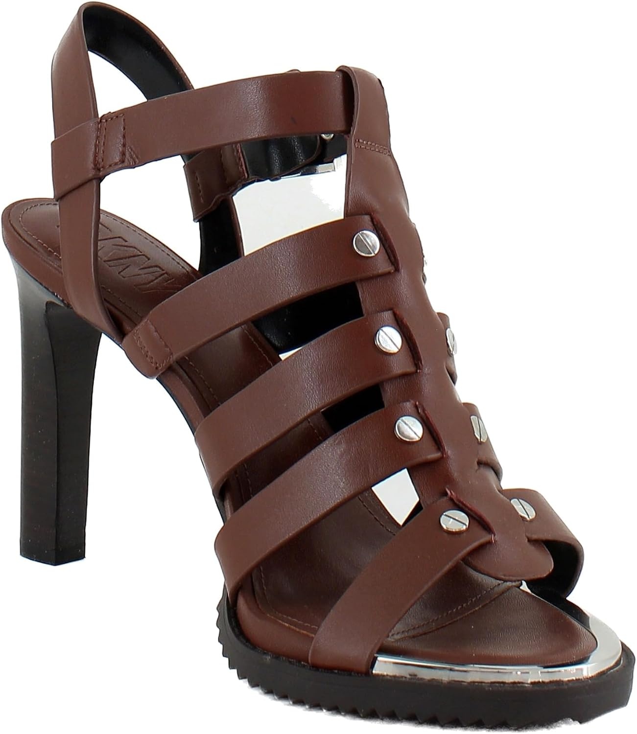 image:imageDKNY Womens Bria Slingback Heel With Belt Ankle StrapSaddle